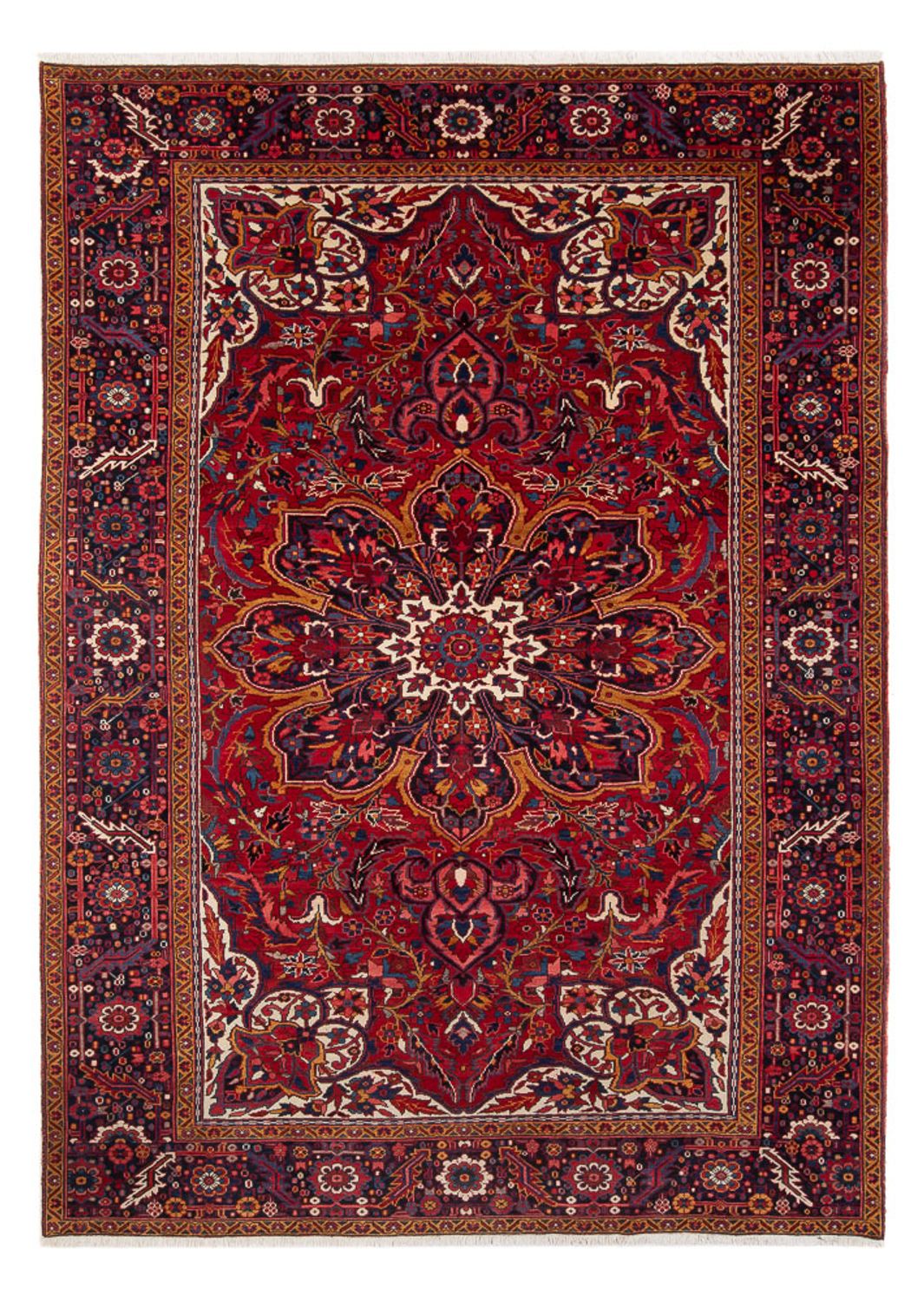 Persisk tæppe - Nomadisk - 347 x 245 cm - rød