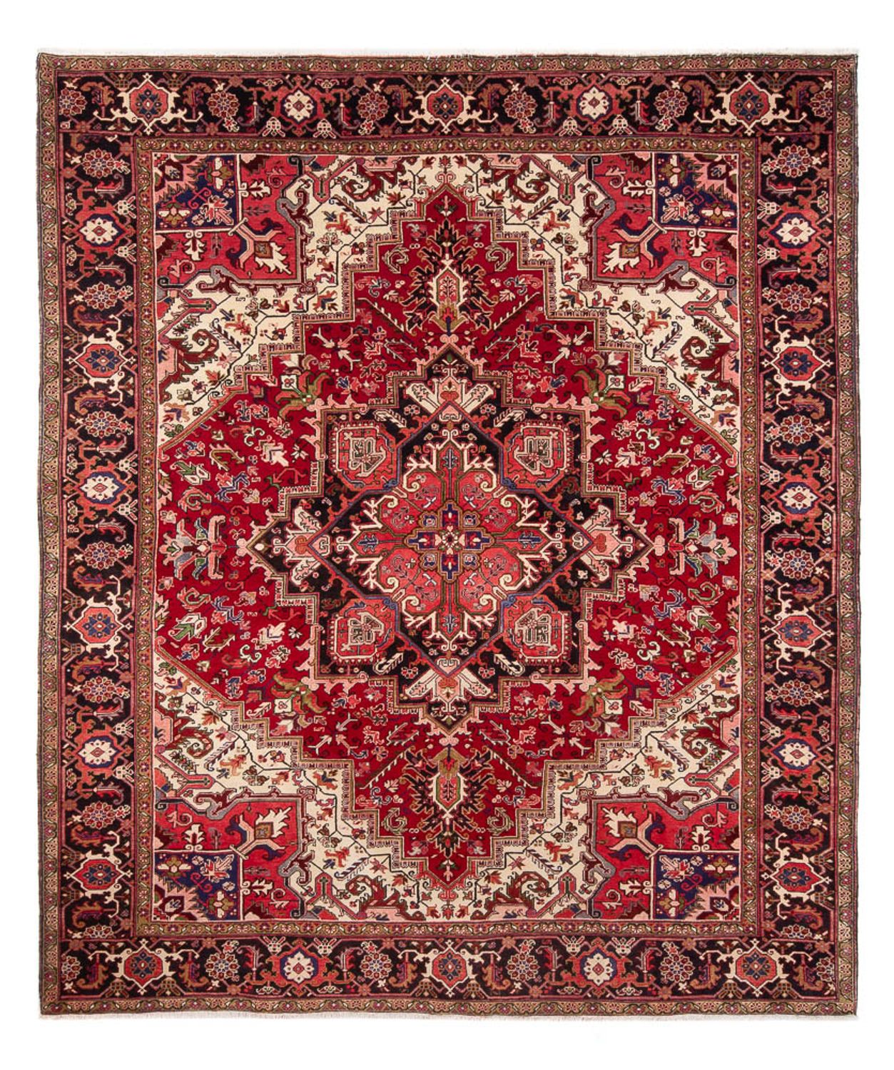 Persisk tæppe - Nomadisk - 353 x 251 cm - rød