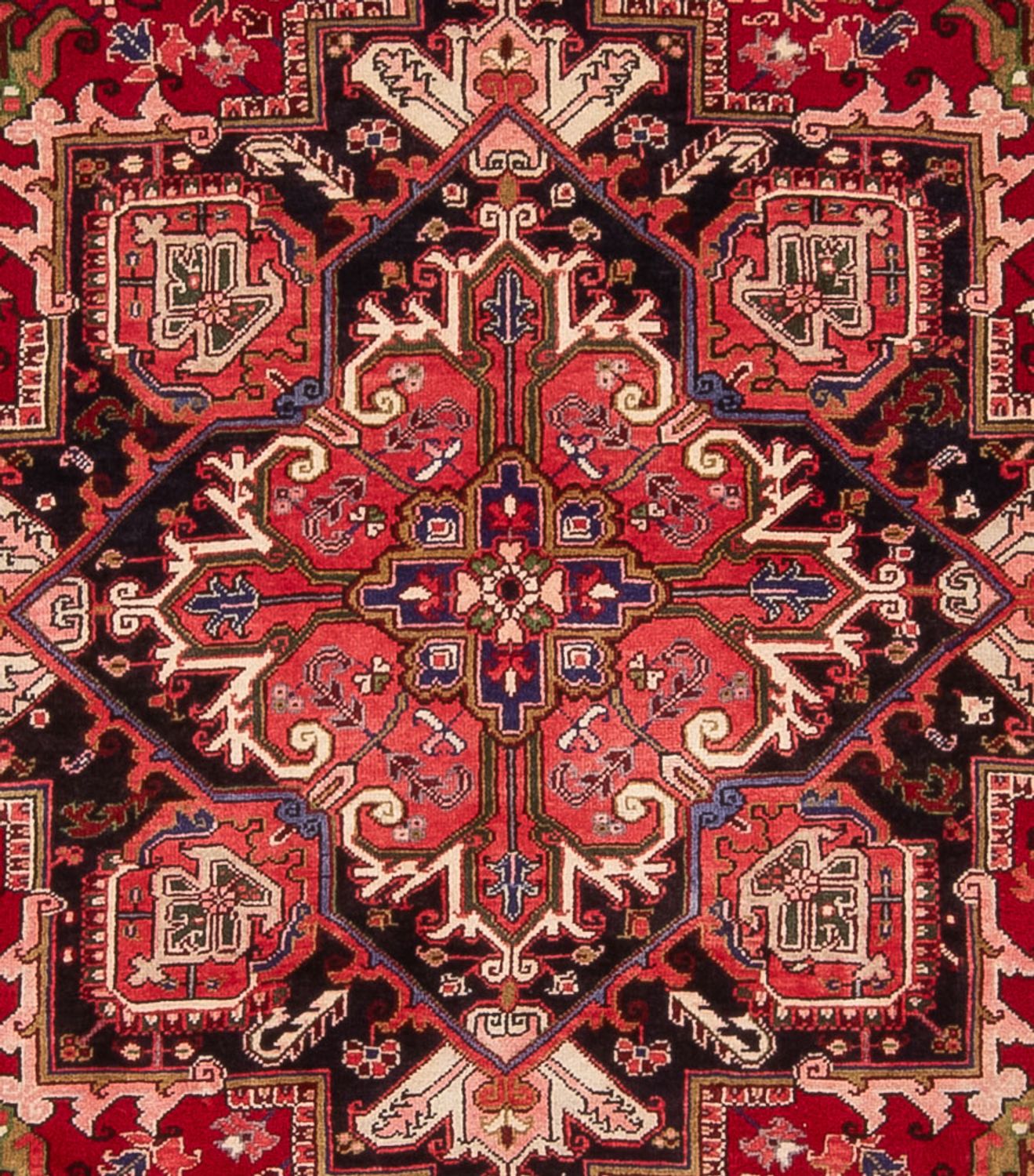 Persisk tæppe - Nomadisk - 353 x 251 cm - rød