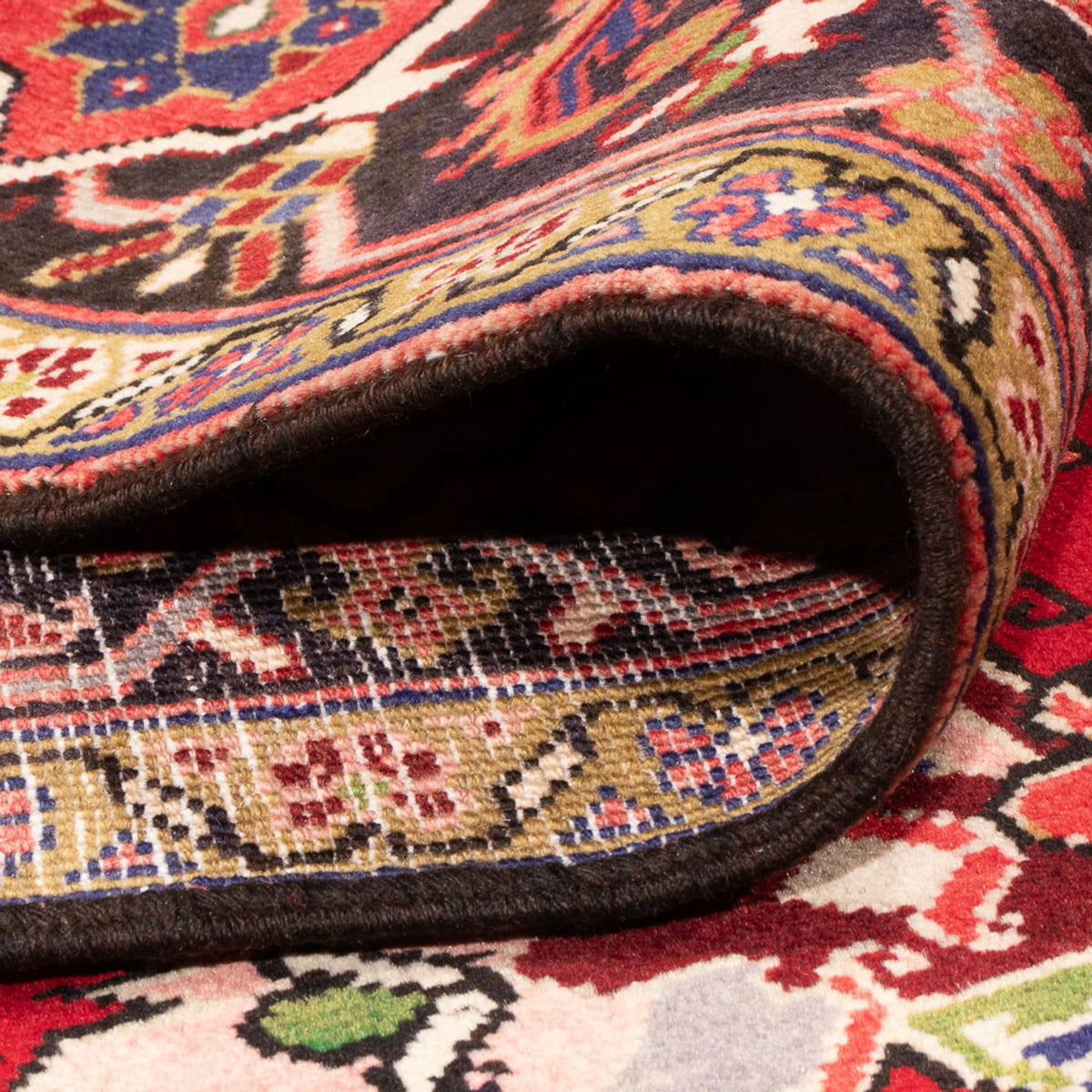 Persisk tæppe - Nomadisk - 353 x 251 cm - rød