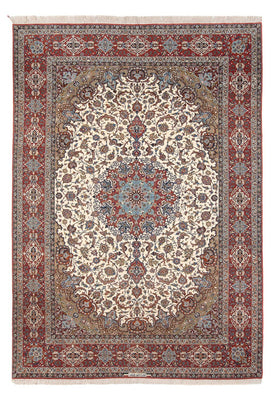 Persisk tæppe - Isfahan - Premium - 350 x 240 cm - creme