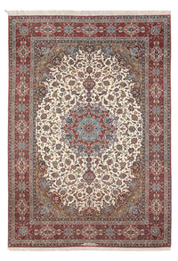 Persisk tæppe - Isfahan - Premium - 350 x 240 cm - creme