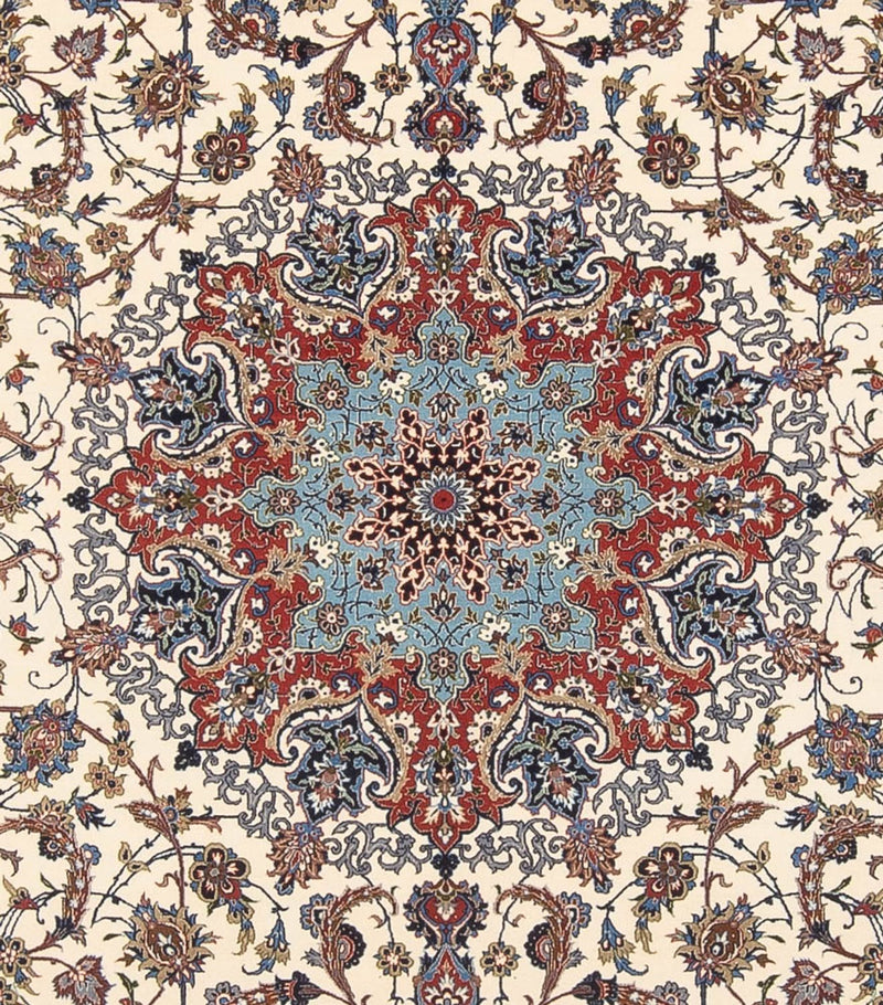 Persisk tæppe - Isfahan - Premium - 350 x 240 cm - creme