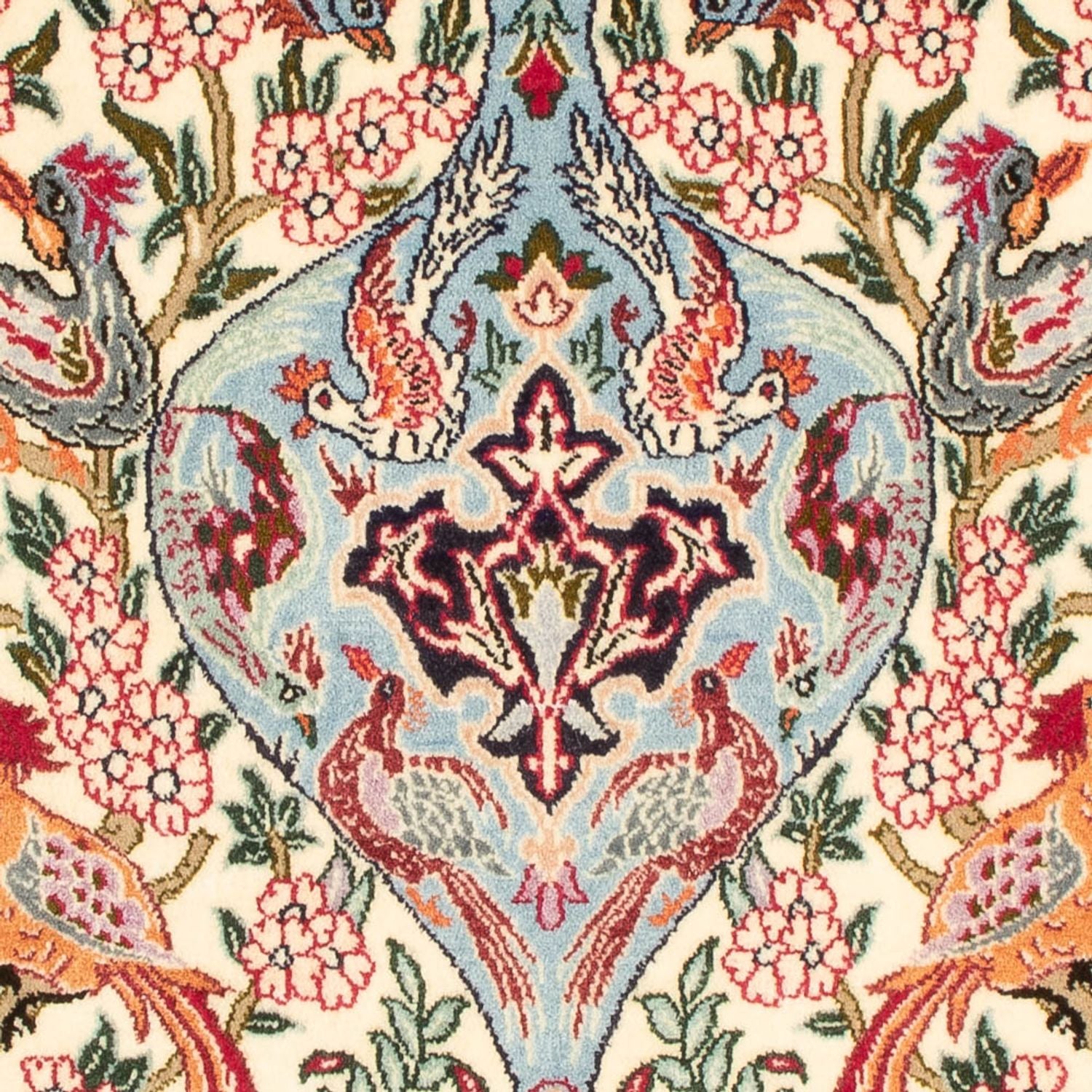 Persisk tæppe - Isfahan - Premium - 105 x 73 cm - flerfarvet