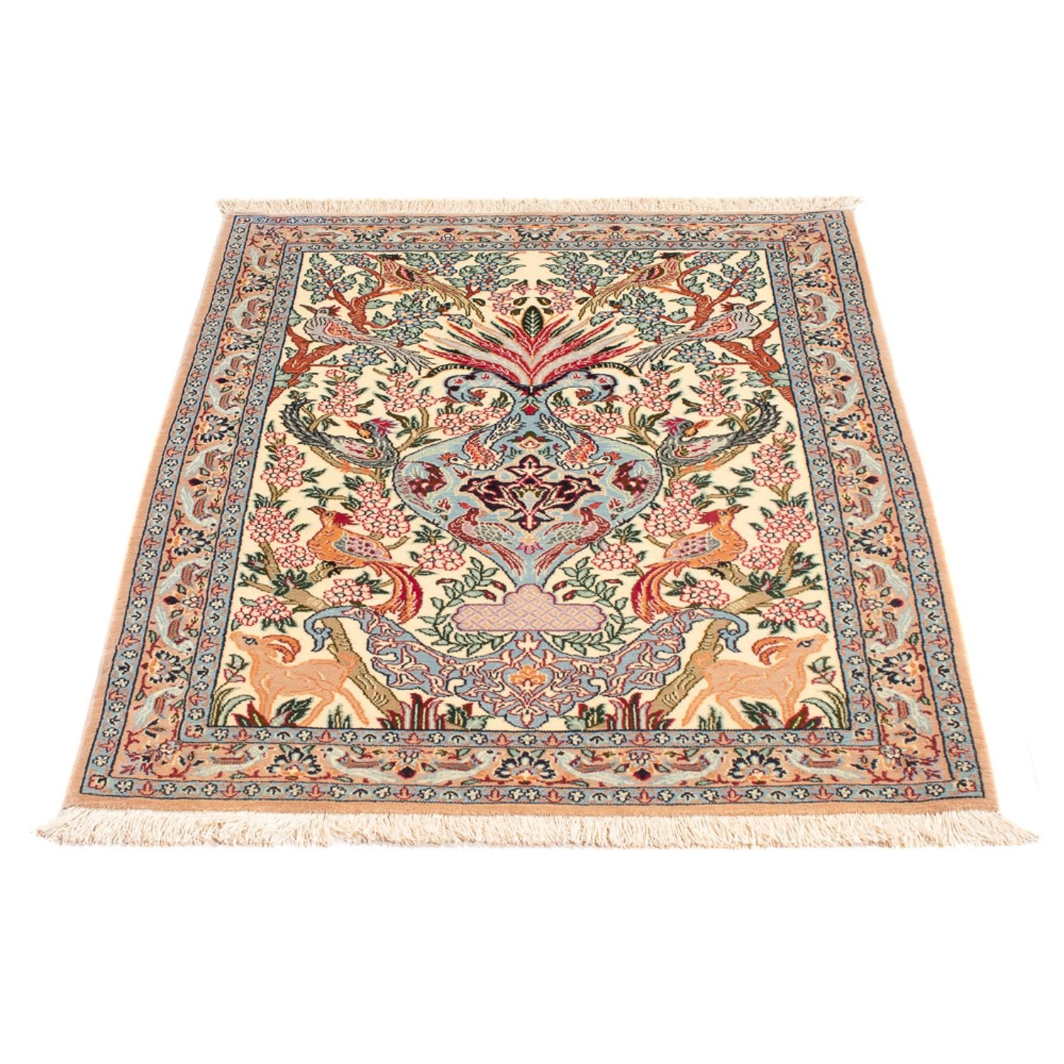 Persisk tæppe - Isfahan - Premium - 105 x 73 cm - flerfarvet