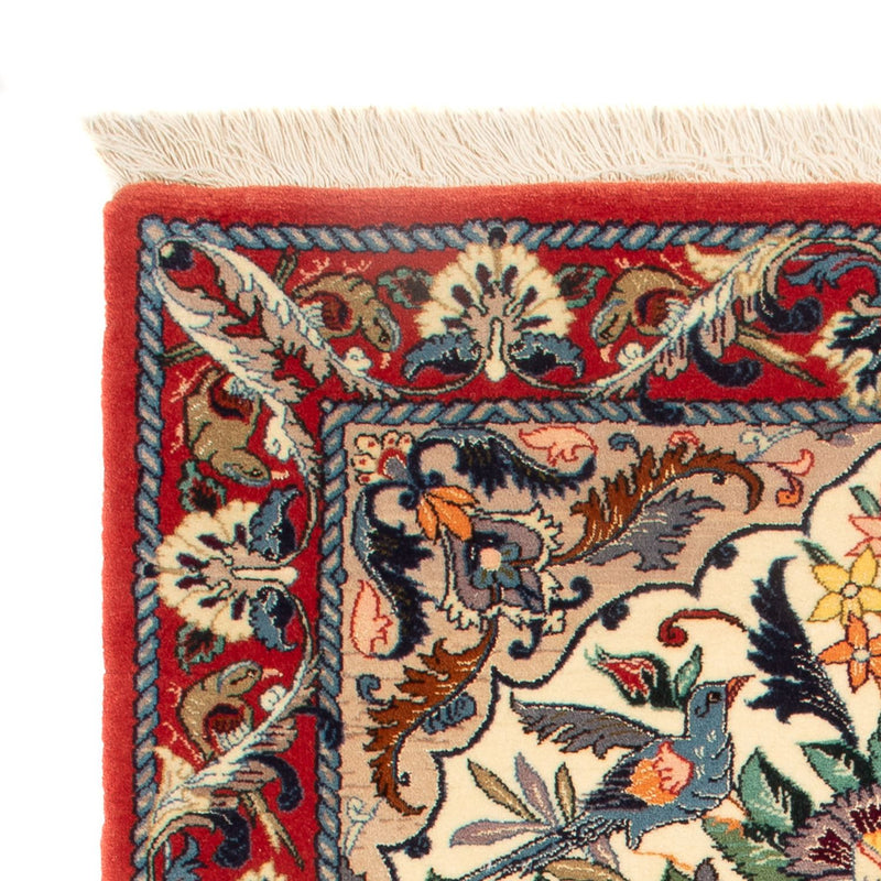 Persisk tæppe - Isfahan - Premium - 97 x 70 cm - creme