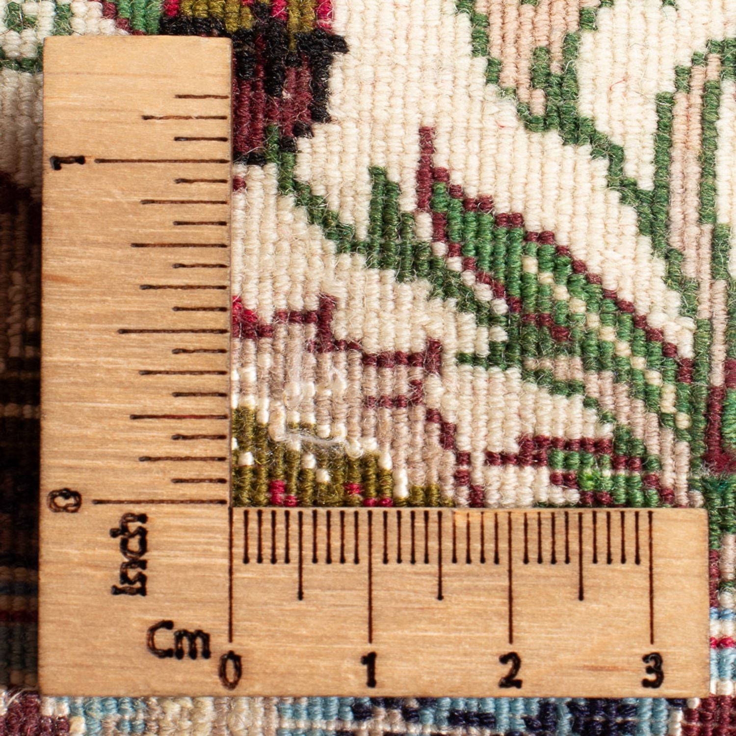 Persisk tæppe - Isfahan - Premium - 103 x 70 cm - grøn