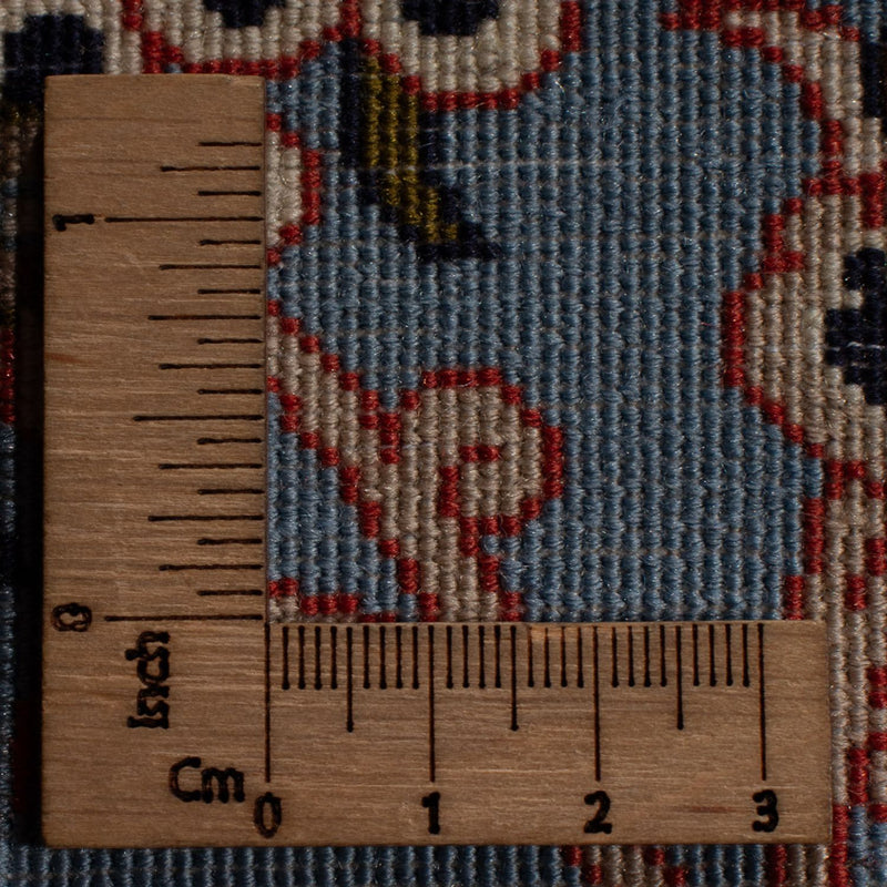 Persisk tæppe - Isfahan - Premium - 355 x 255 cm - mørkeblå