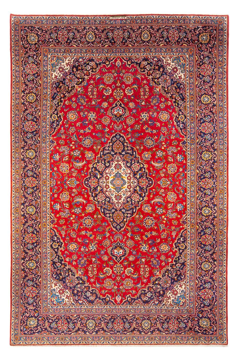 Persisk tæppe - Keshan - 338 x 230 cm - rød