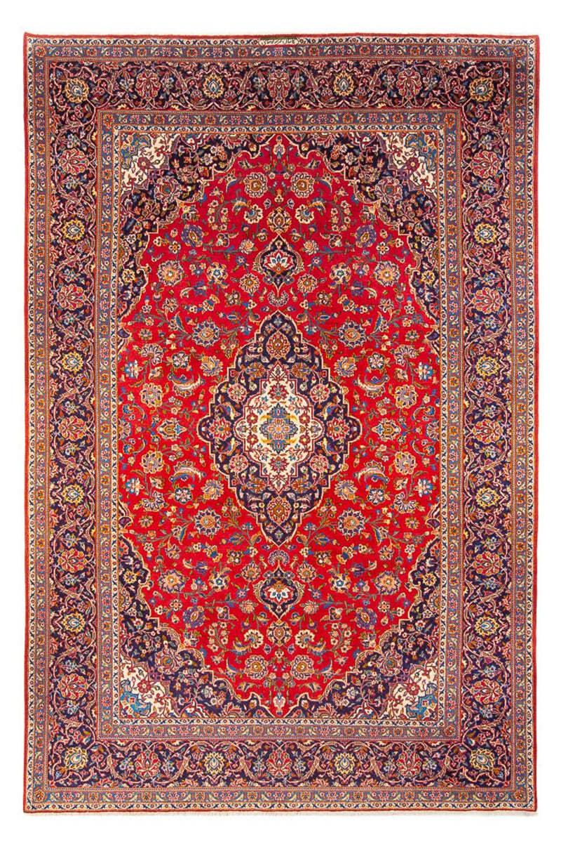 Persisk tæppe - Keshan - 338 x 230 cm - rød