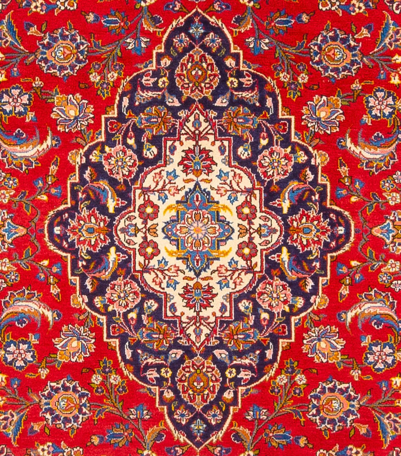Persisk tæppe - Keshan - 338 x 230 cm - rød