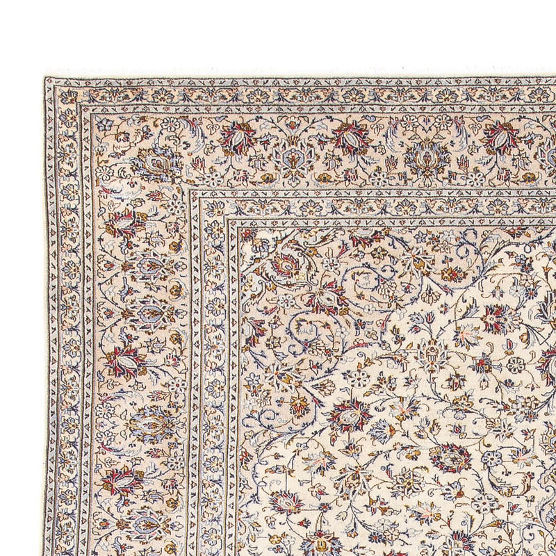 Persisk tæppe - Keshan - 400 x 300 cm - creme