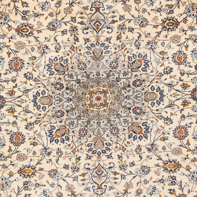 Persisk tæppe - Keshan - 414 x 293 cm - creme
