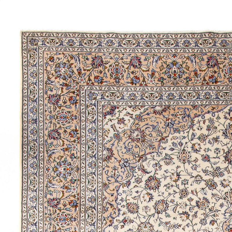 Persisk tæppe - Keshan - 403 x 300 cm - creme