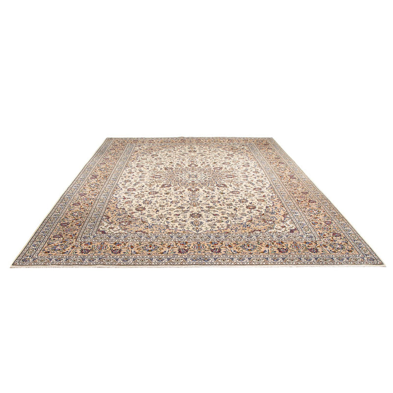 Persisk tæppe - Keshan - 403 x 300 cm - creme
