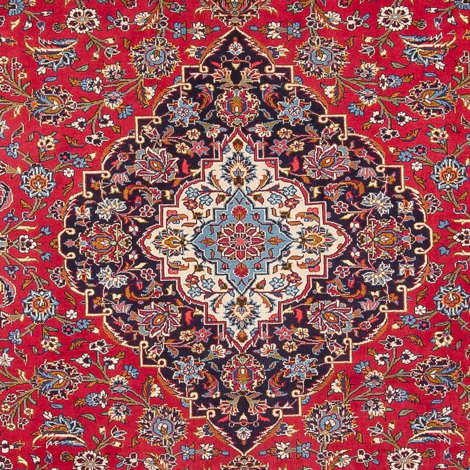 Persisk tæppe - Keshan - 397 x 300 cm - rød