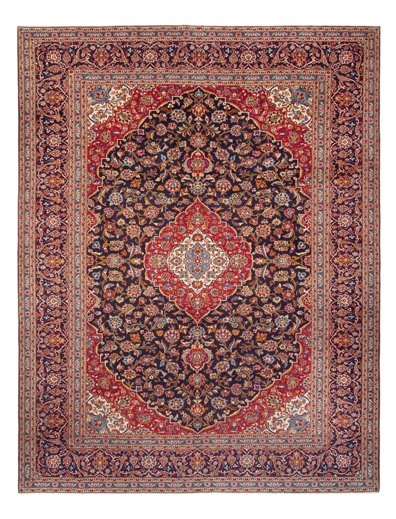 Persisk tæppe - Keshan - 388 x 300 cm - rød