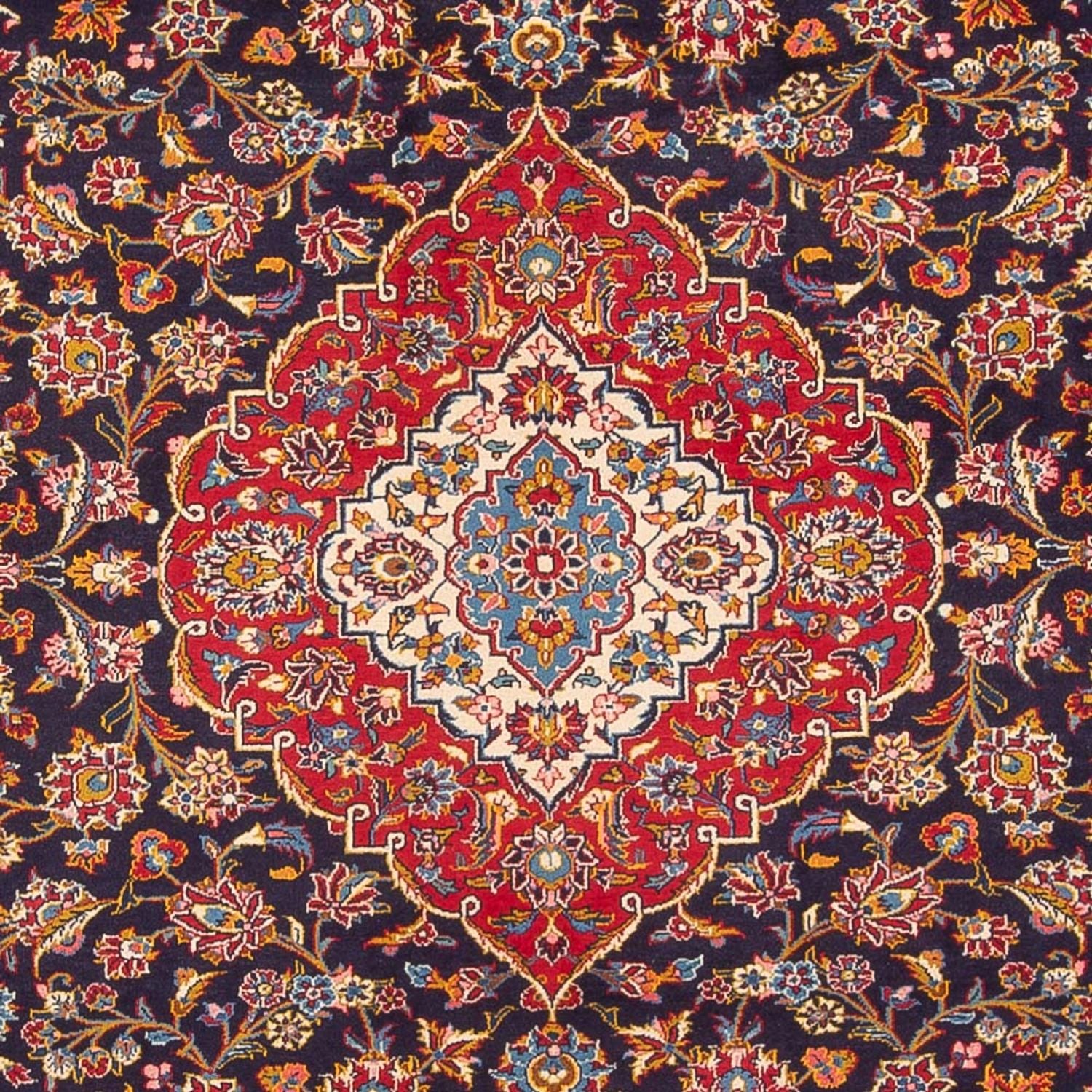 Persisk tæppe - Keshan - 388 x 300 cm - rød