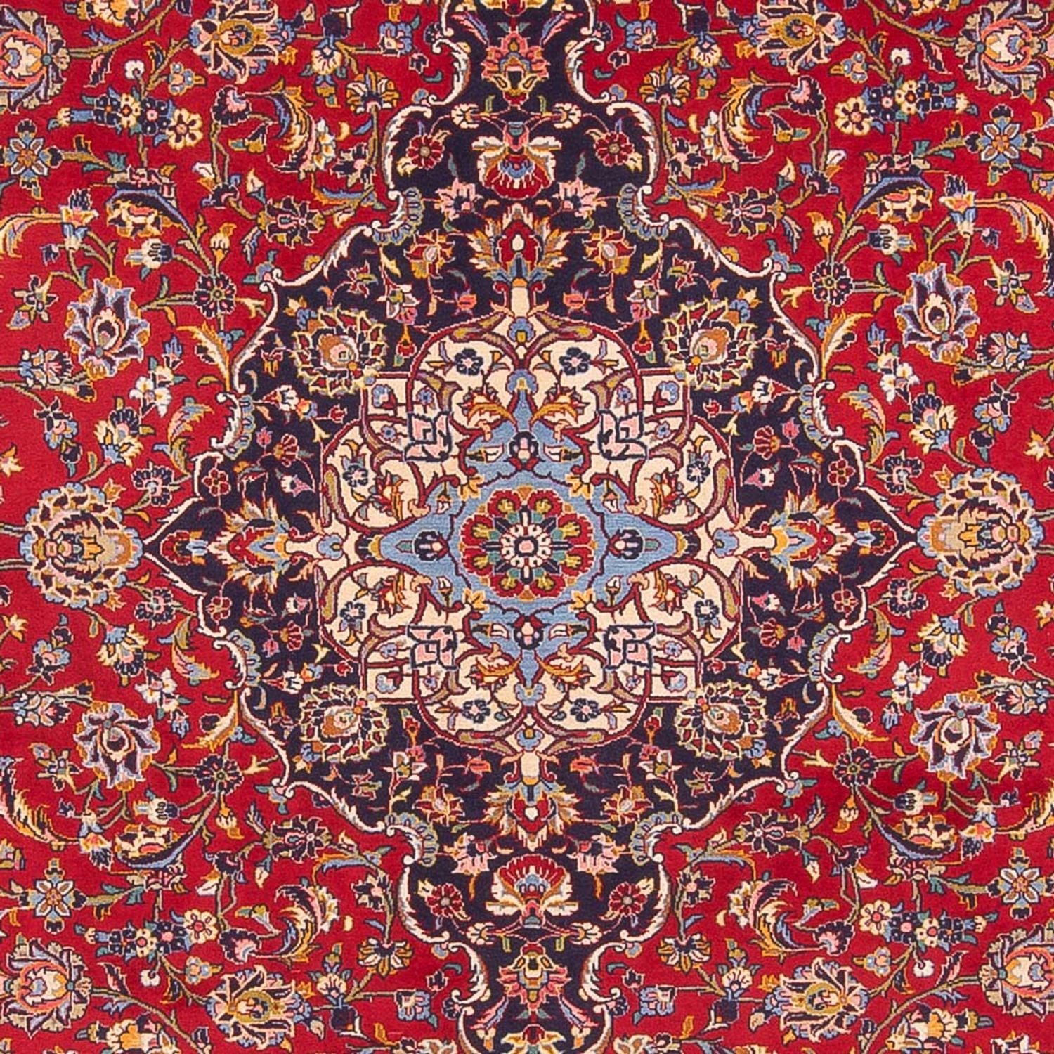 Persisk tæppe - Keshan - 417 x 300 cm - rød