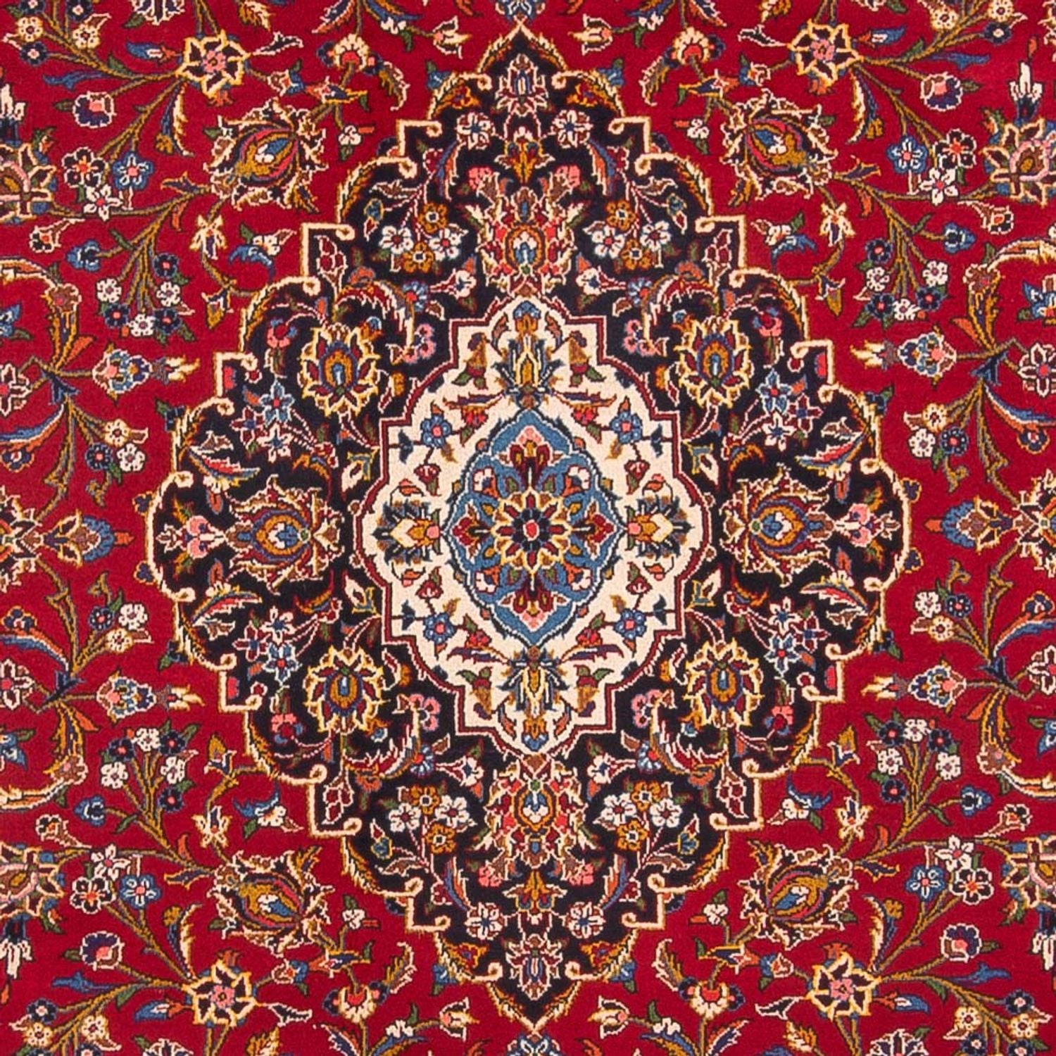 Persisk tæppe - Keshan - 383 x 287 cm - rød