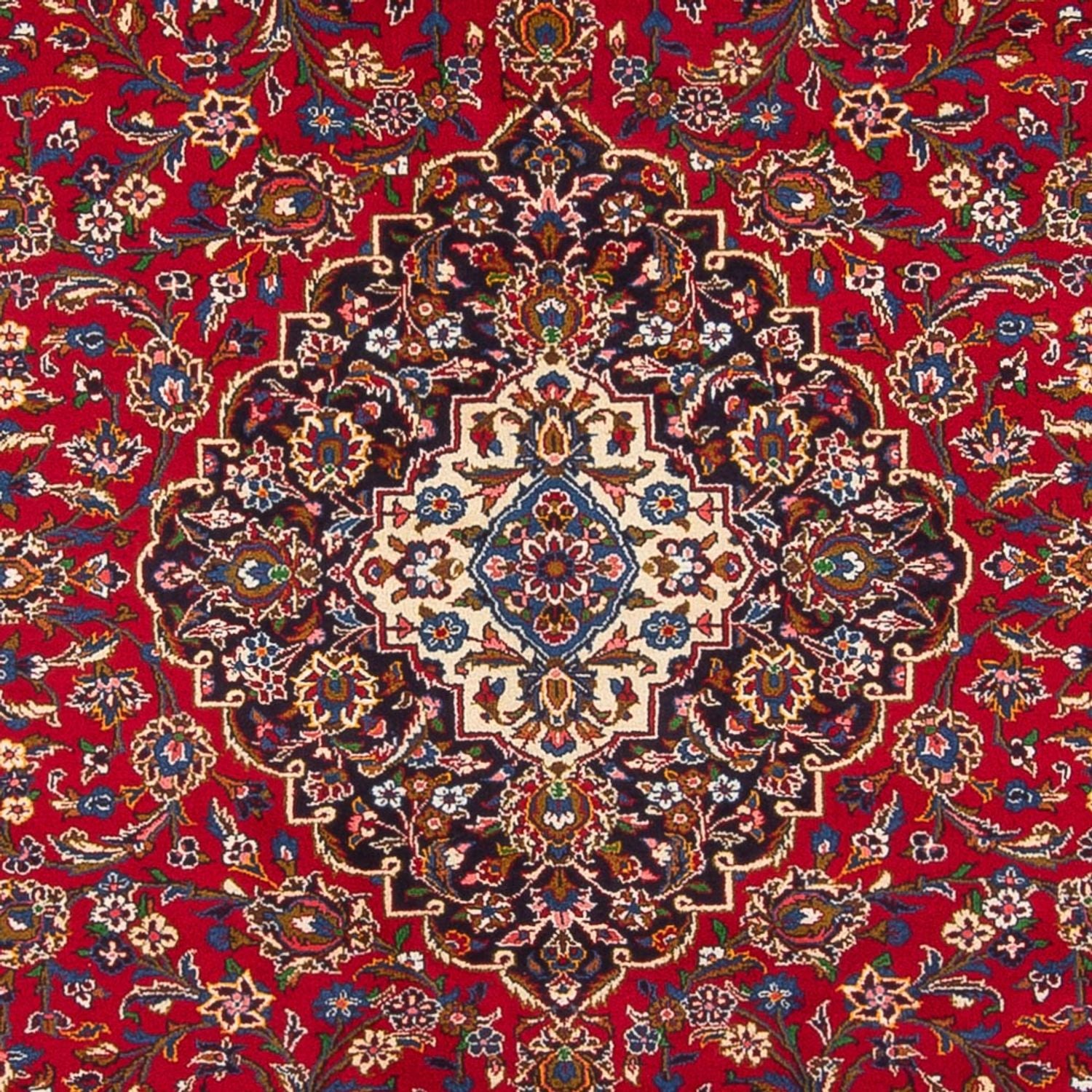 Persisk tæppe - Keshan - 405 x 297 cm - rød