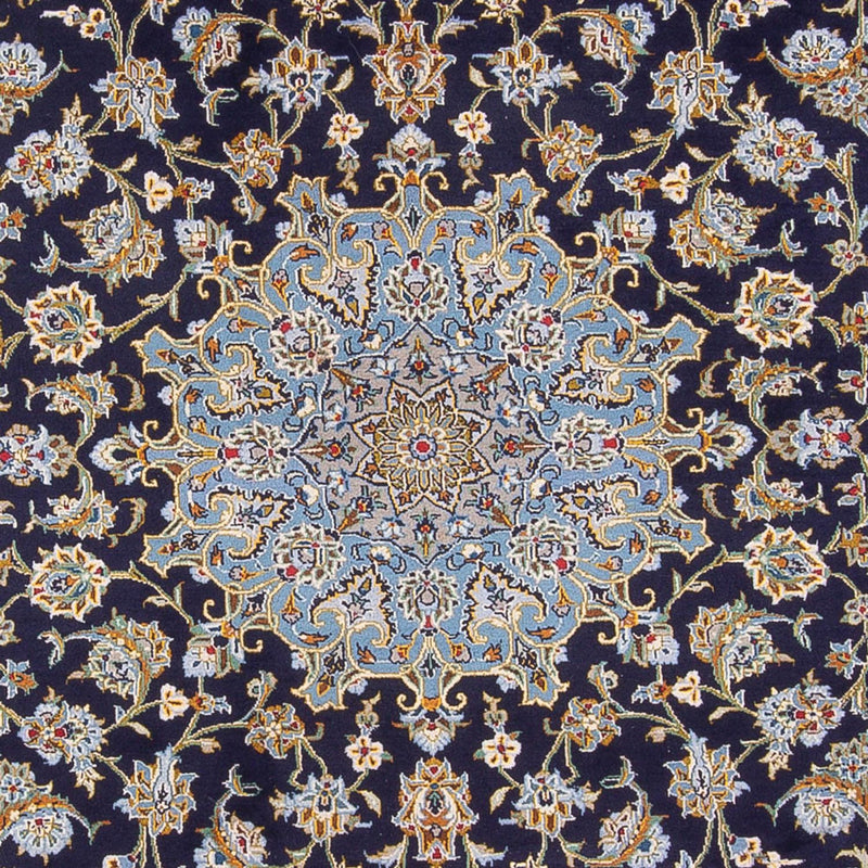 Persisk tæppe - Keshan - 390 x 266 cm - mørkeblå