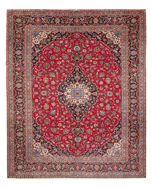 Persisk tæppe - Keshan - 397 x 312 cm - rød