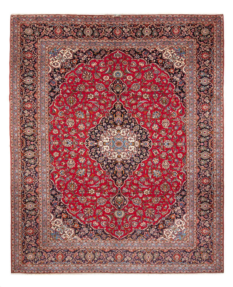 Persisk tæppe - Keshan - 397 x 312 cm - rød