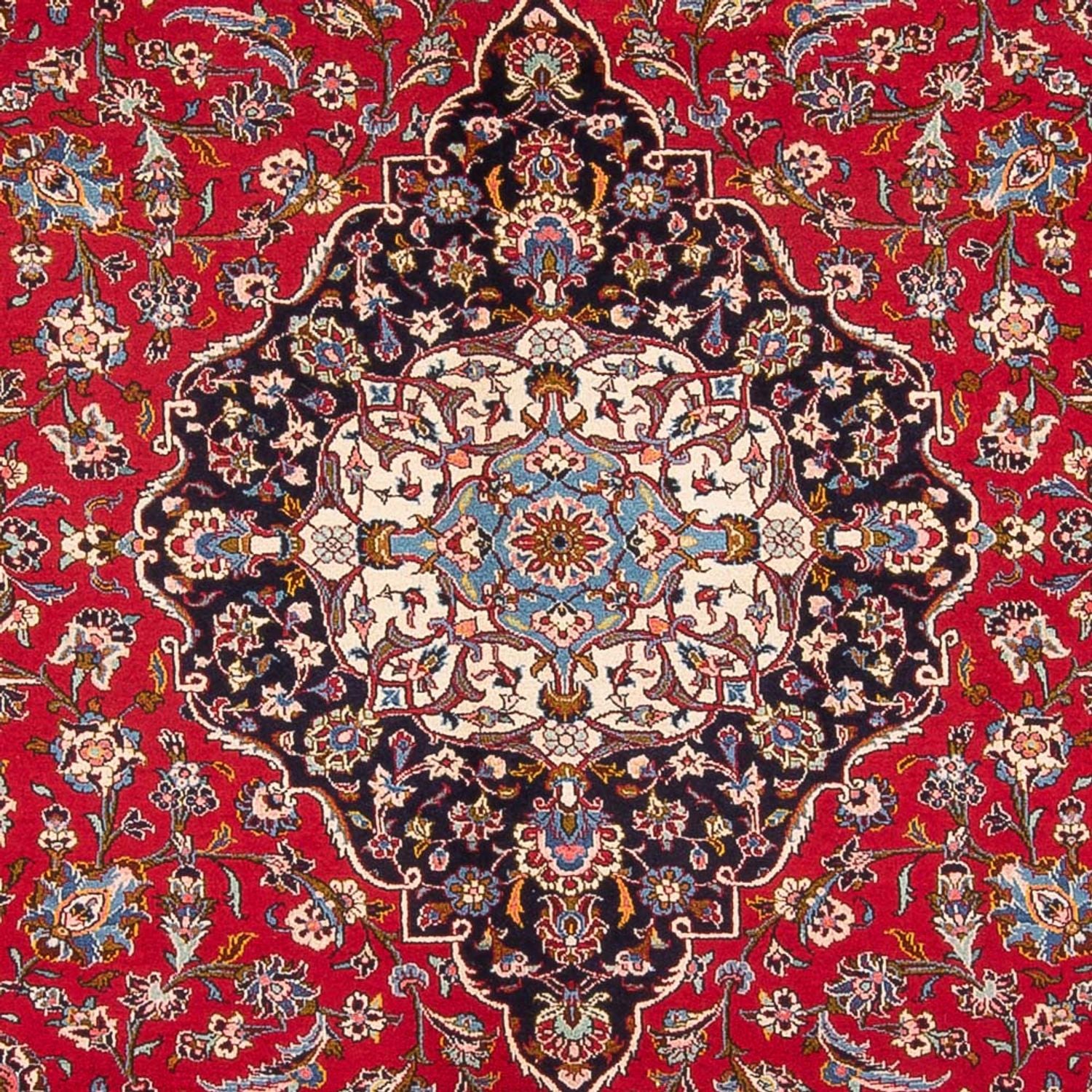 Persisk tæppe - Keshan - 397 x 312 cm - rød