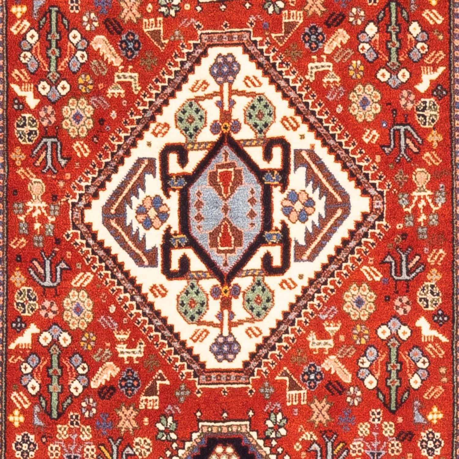 Løber Gabbeh-tæppe - Kashkuli Persisk - 191 x 73 cm - orange