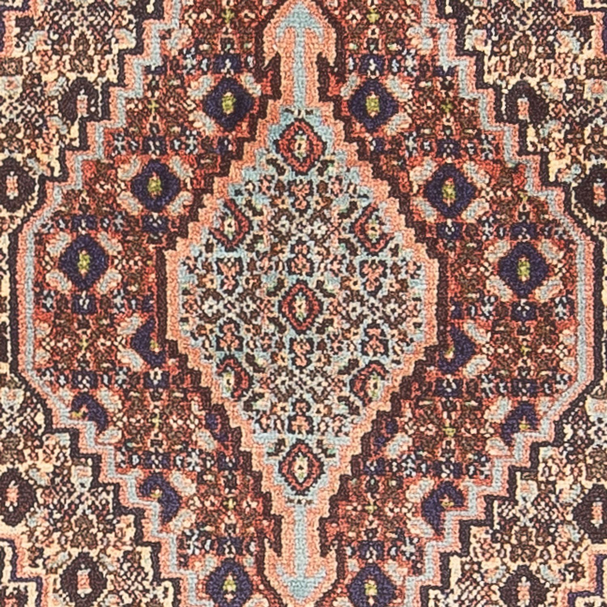 Persisk tæppe - Classic - 98 x 73 cm - mørk beige