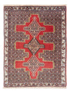 Senneh Tæppe 73x103cm - Persisk tæppe - Rektangulær / Rød / 73 x 103 cm Rektangulær