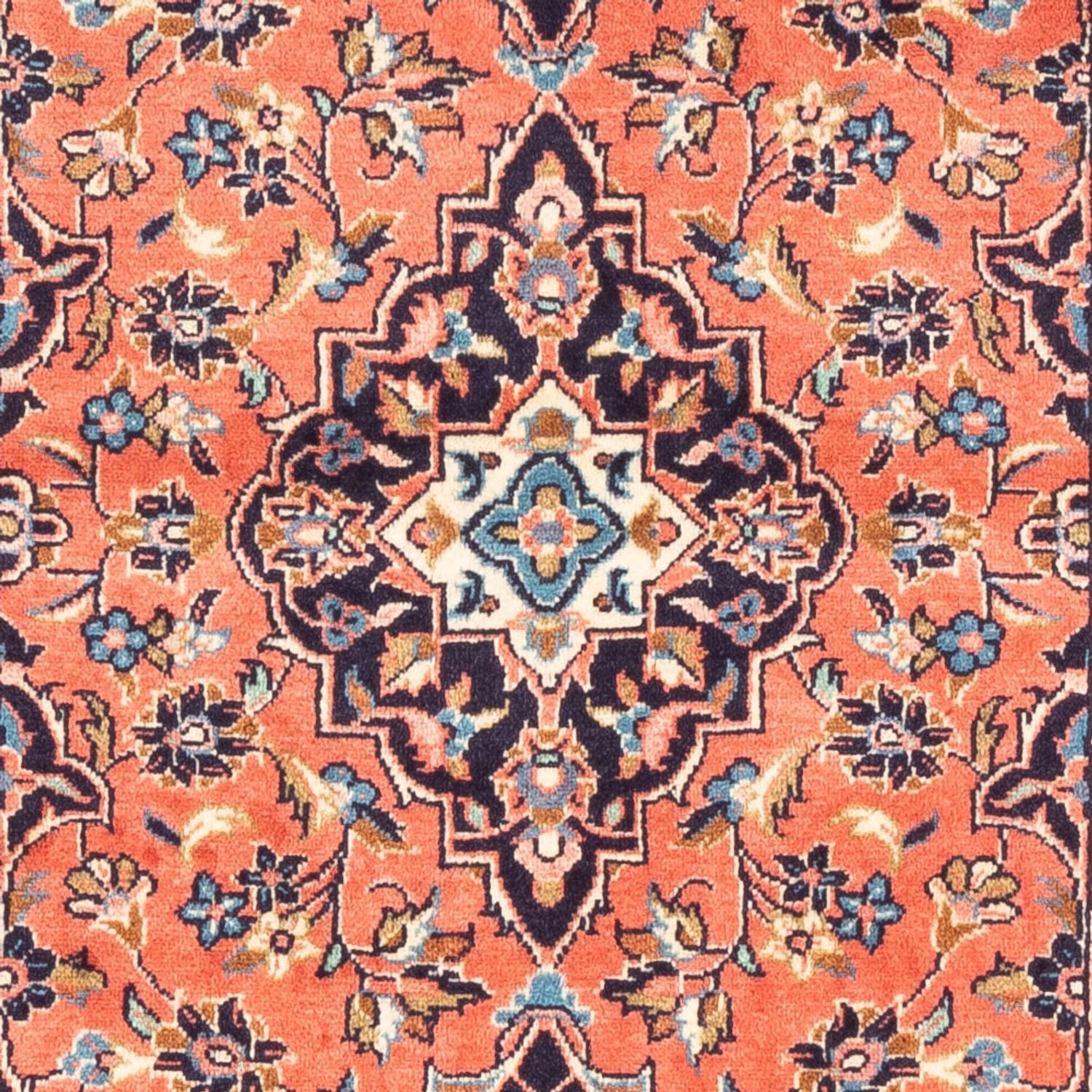Persisk tæppe - Keshan - 150 x 102 cm - orange