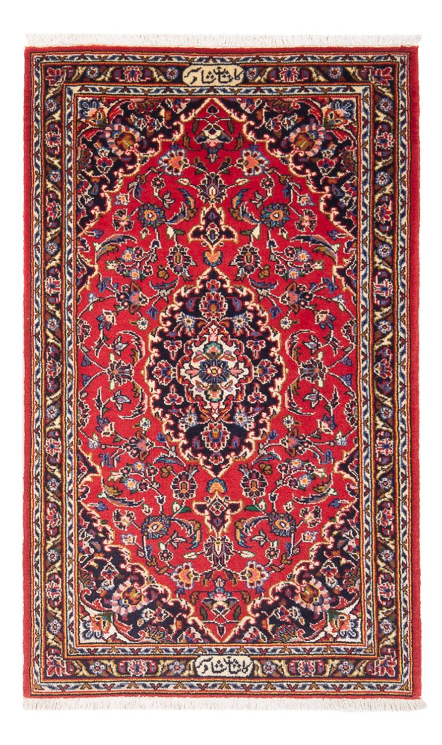 Persisk tæppe - Keshan - 127 x 67 cm - rød