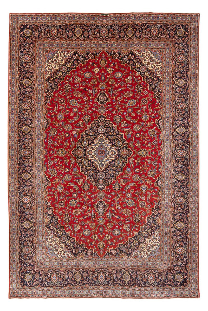 Persisk tæppe - Keshan - 336 x 234 cm - rød