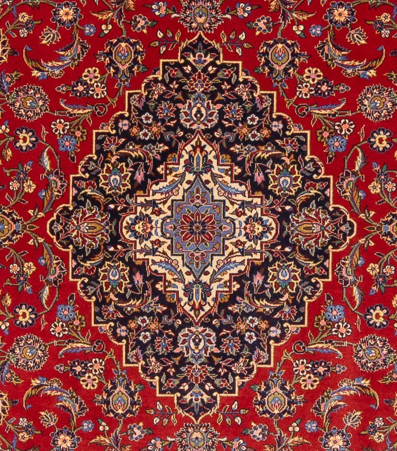 Persisk tæppe - Keshan - 336 x 234 cm - rød