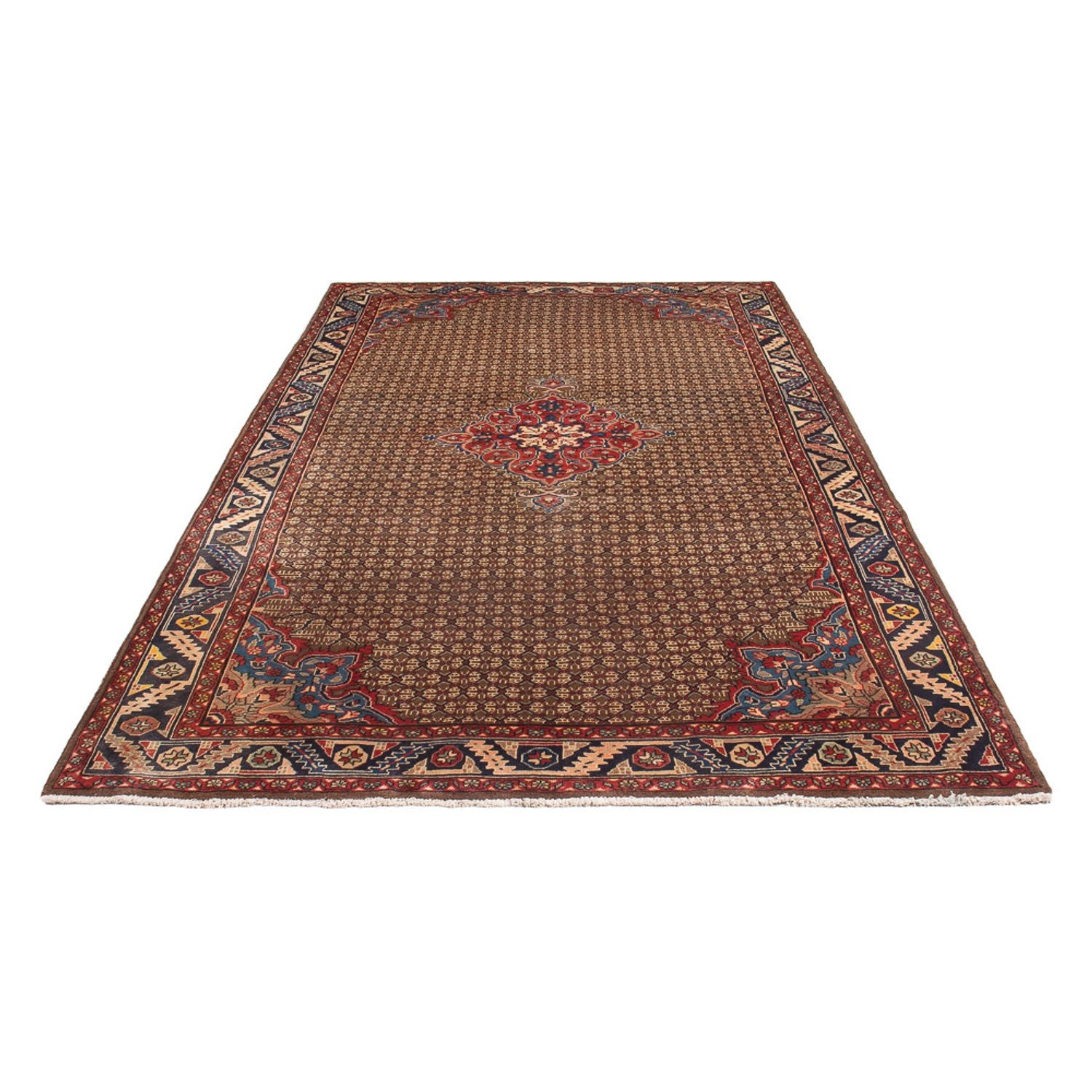 Persisk tæppe - Nomadisk - 306 x 157 cm - mørk beige