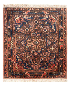 Persisk tæppe - Nomadisk - 90 x 75 cm - blå