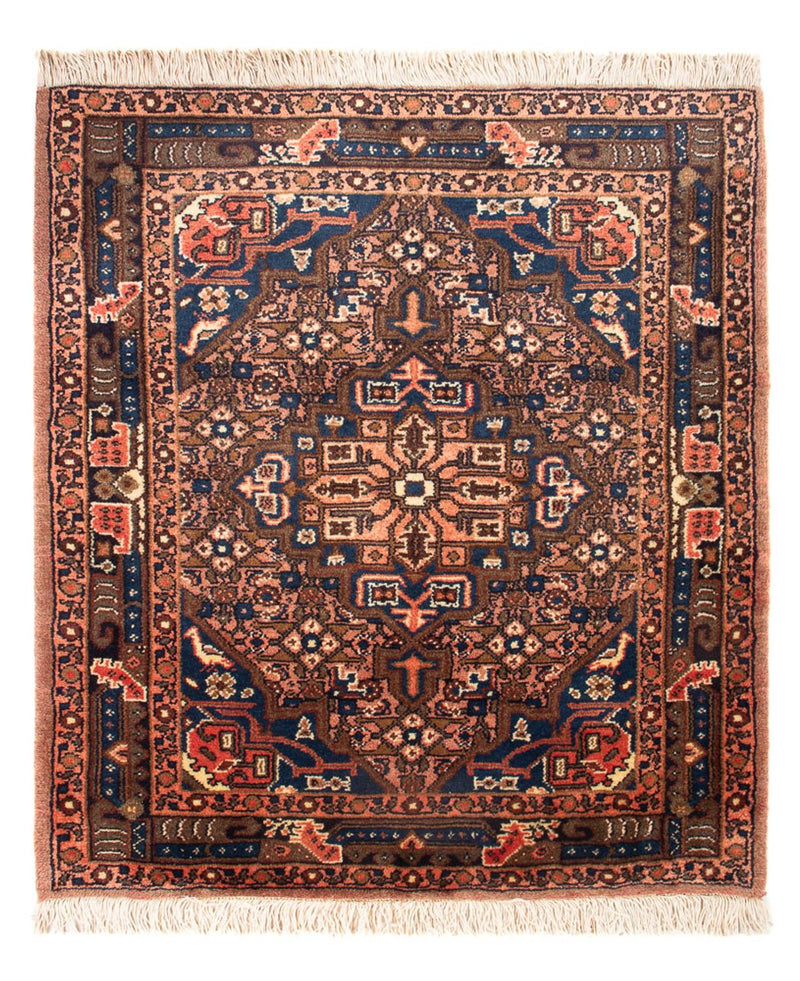 Persisk tæppe - Nomadisk - 90 x 75 cm - blå