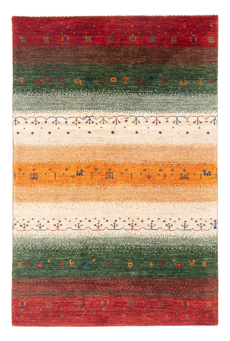 Gabbeh Tæppe - Loribaft Persisk - 131 x 82 cm - flerfarvet