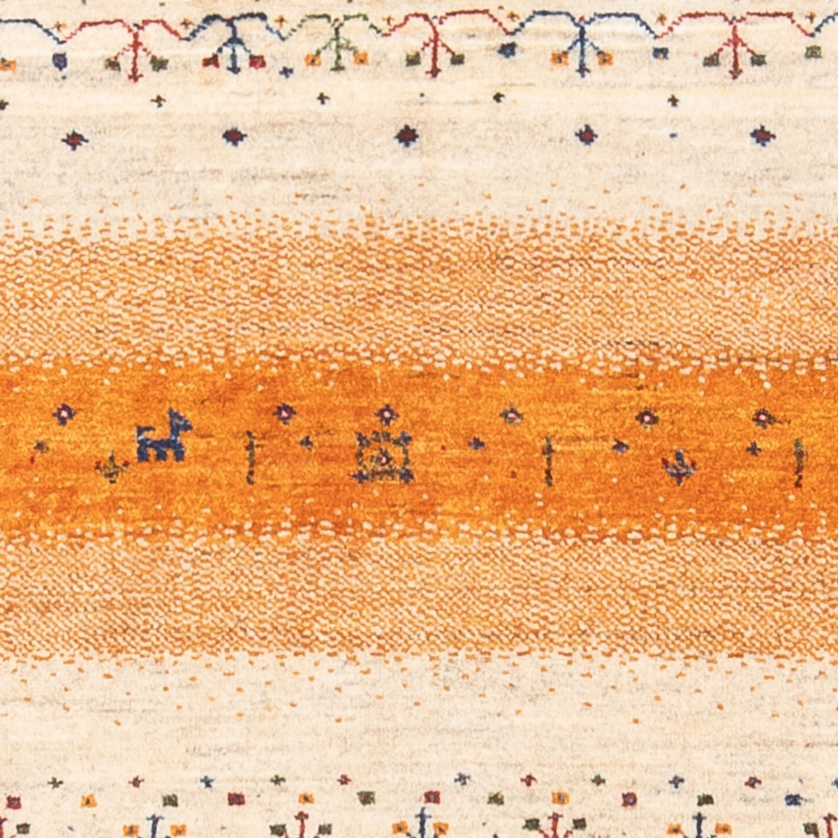 Gabbeh Tæppe - Loribaft Persisk - 131 x 82 cm - flerfarvet