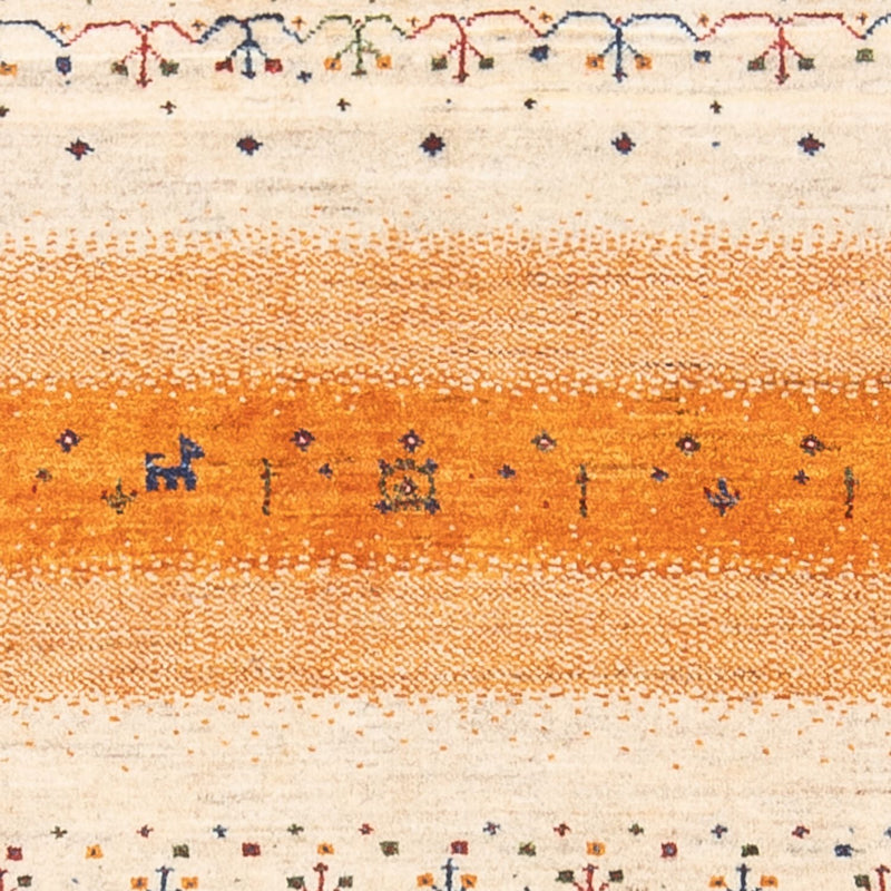Gabbeh Tæppe - Loribaft Persisk - 131 x 82 cm - flerfarvet