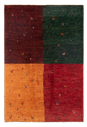 Gabbeh Tæppe - Loribaft Persisk - 126 x 82 cm - flerfarvet