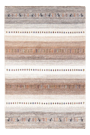 Gabbeh Tæppe - Loribaft Persisk - 127 x 83 cm - flerfarvet