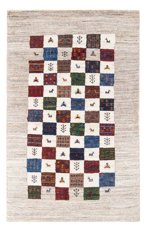 Gabbeh Tæppe - Loribaft Persisk - 132 x 78 cm - flerfarvet