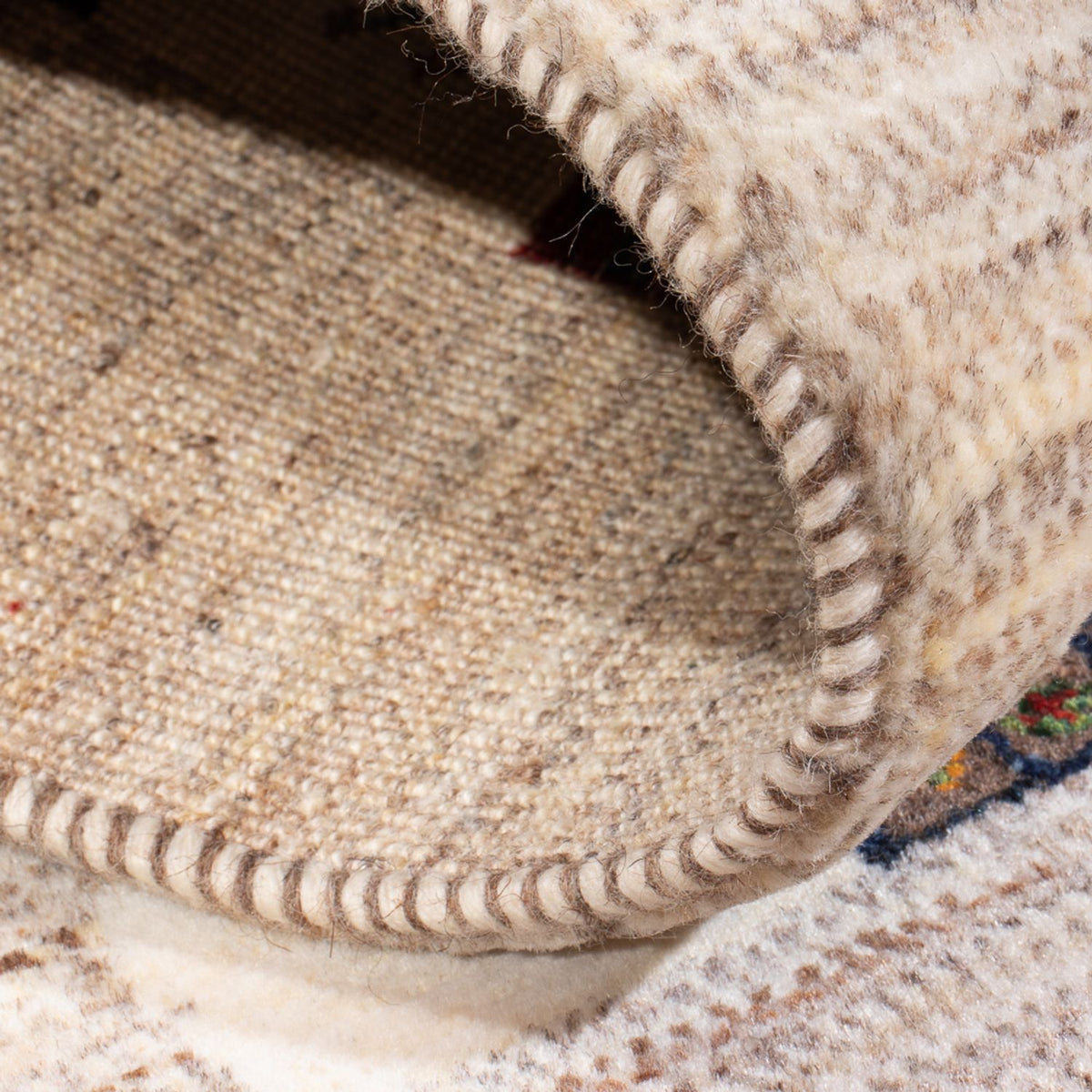 Gabbeh Tæppe - Loribaft Persisk - 132 x 78 cm - flerfarvet