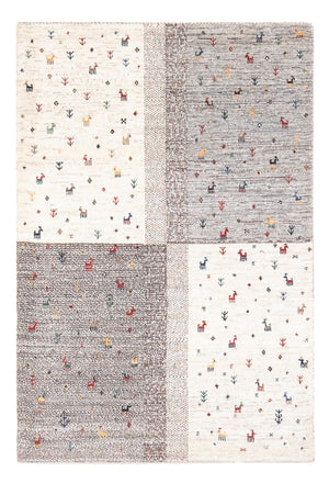 Gabbeh Tæppe - Loribaft Persisk - 128 x 86 cm - flerfarvet