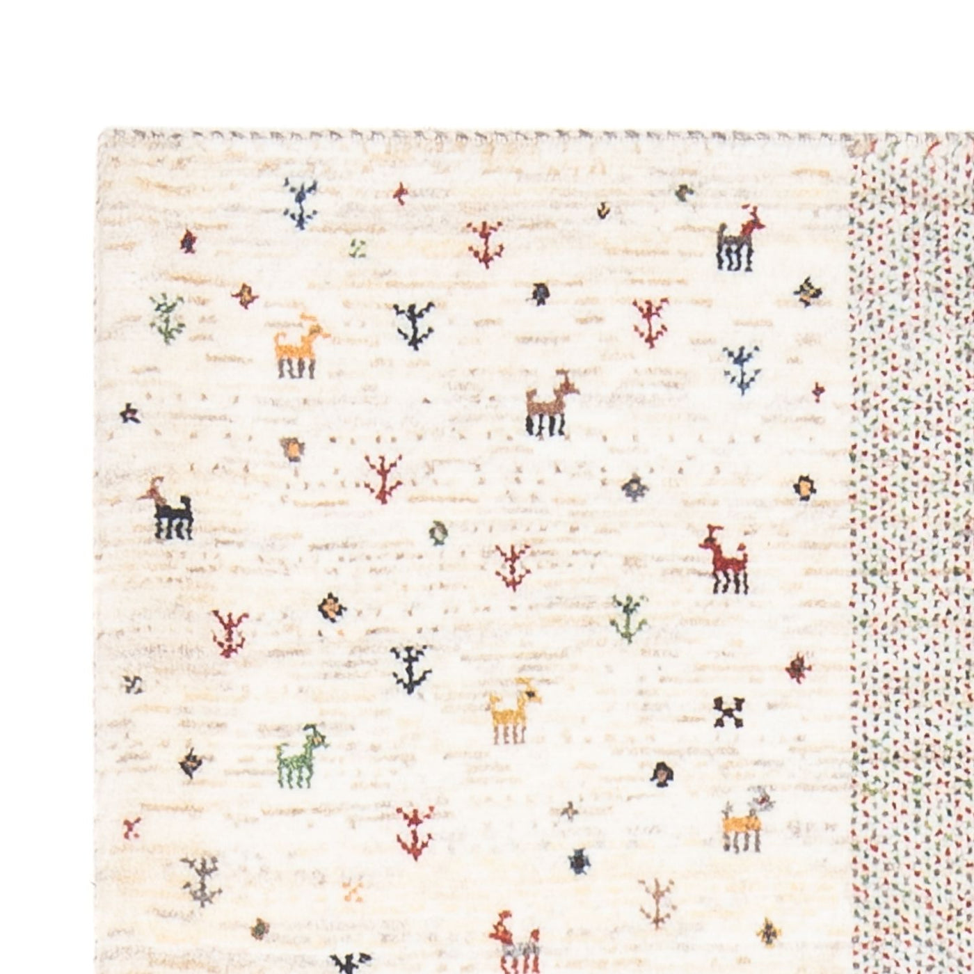 Loribaft Tæppe 128x86cm - Perserteppich Wollteppich