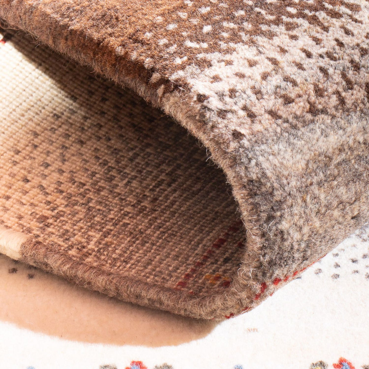 Gabbeh Tæppe - Loribaft Persisk - 123 x 83 cm - flerfarvet