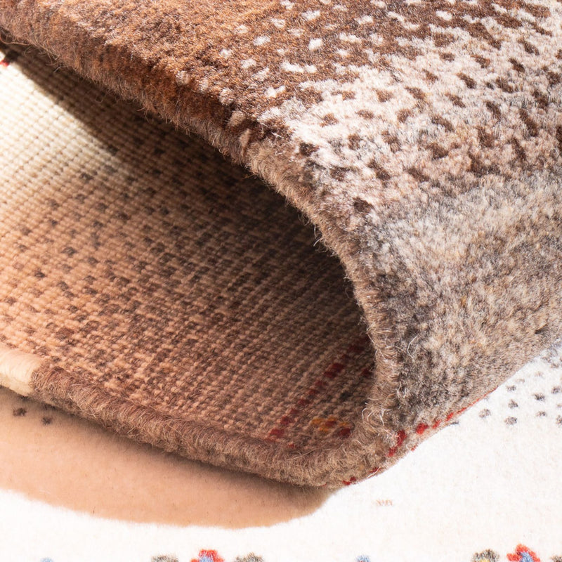 Gabbeh Tæppe - Loribaft Persisk - 123 x 83 cm - flerfarvet